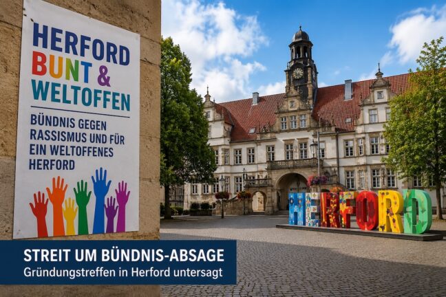 Herford bunt & weltoffen: Herford streitet über Bündnis-Absage