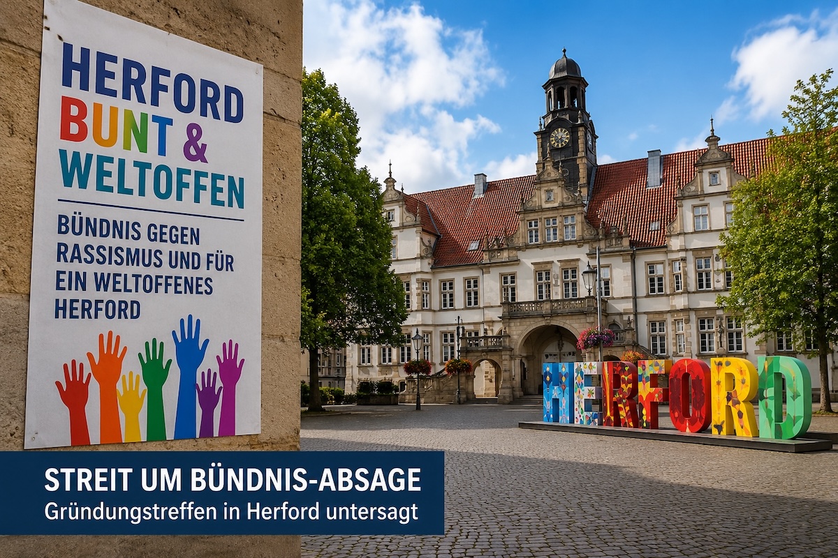 Herford bunt & weltoffen: Herford streitet über Bündnis-Absage