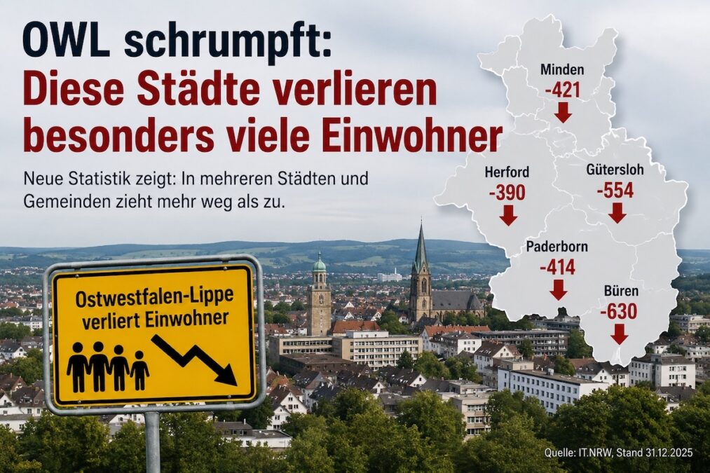 Ostwestfalen schrumpft zum Ende 2025