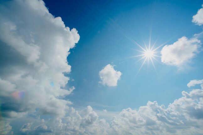 Sonne und Hitze in Ostwestfalen