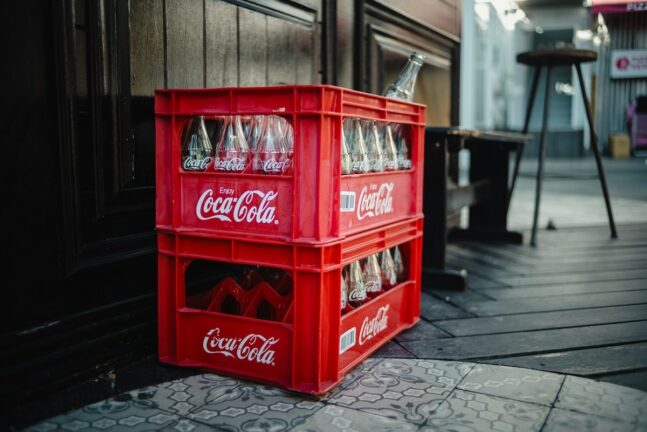 Leergut Getränkekisten Coca-Cola