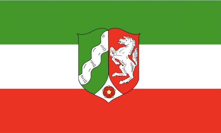 NRW Nordrhein-Westfalen Flagge