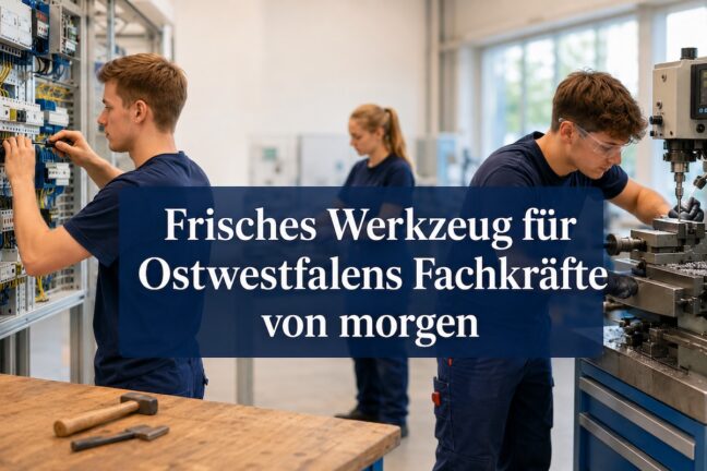 Frisches Werkzeug für Ostwestfalens Fachkräfte von morgen 7 Frisches Werkzeug für Ostwestfalens Fachkräfte von morgen