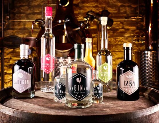 Gin und Obstbrände der Gutshof Brennerei Begatal in Dörentrup