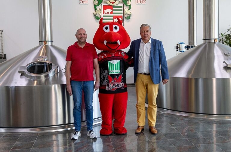 Einhockey Ice Dragons setzen auf Barre Bier Sponsoring