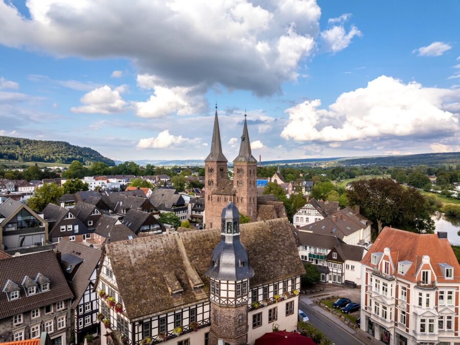 Höxter-Altes Rathaus und Kilianikirche