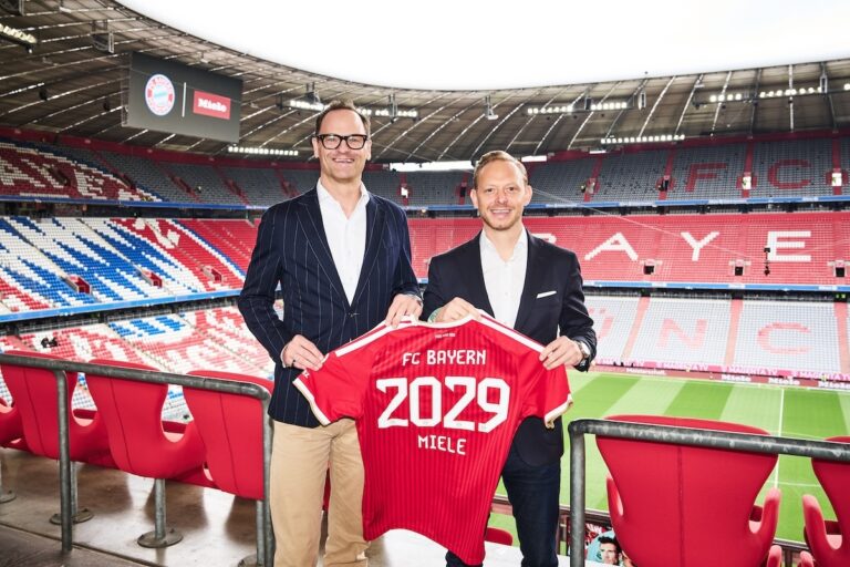 Miele und FC Bayern verlängern Partnerschaft bis 2029 2 Miele und FC Bayern verlängern Partnerschaft bis 2029